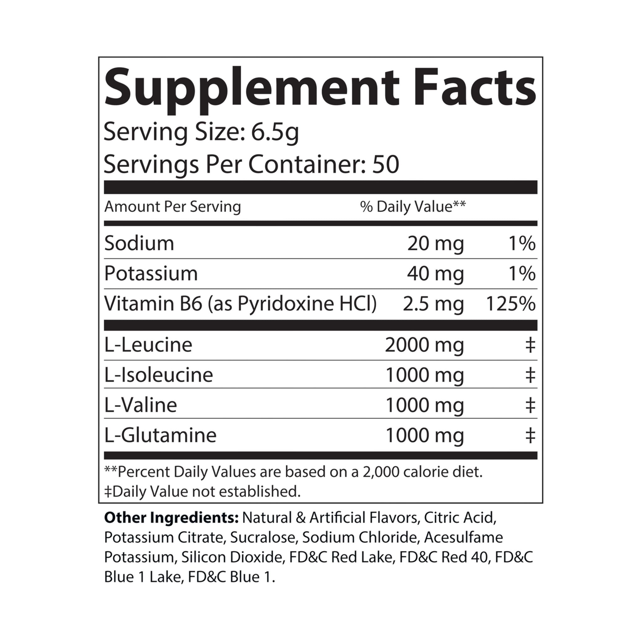 RECON FORCE GRAPE GRENADE BCAA Supplement, Grape (325g, 11.46oz, 50 servings)