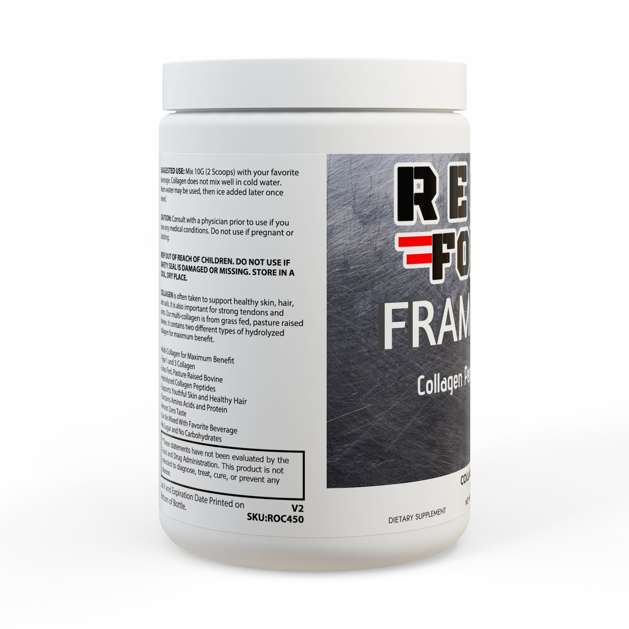 FRAMEWORK – Collagen Peptides Type I & III Supplement (350g, 12.3oz)