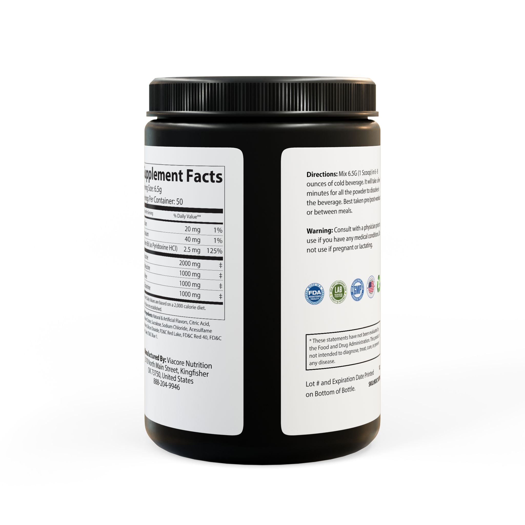 RECON FORCE GRAPE GRENADE BCAA Supplement, Grape (325g, 11.46oz, 50 servings)