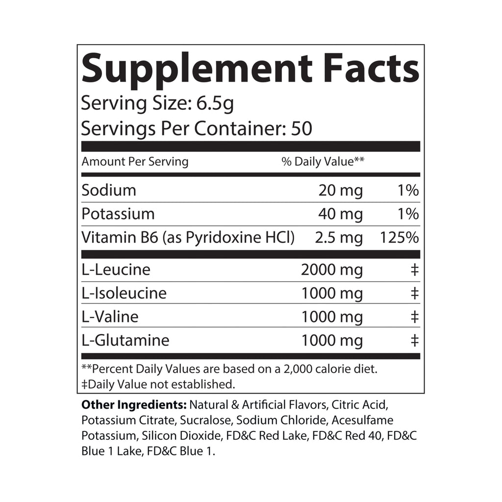 RECON FORCE GRAPE GRENADE BCAA Supplement, Grape (325g, 11.46oz, 50 servings)