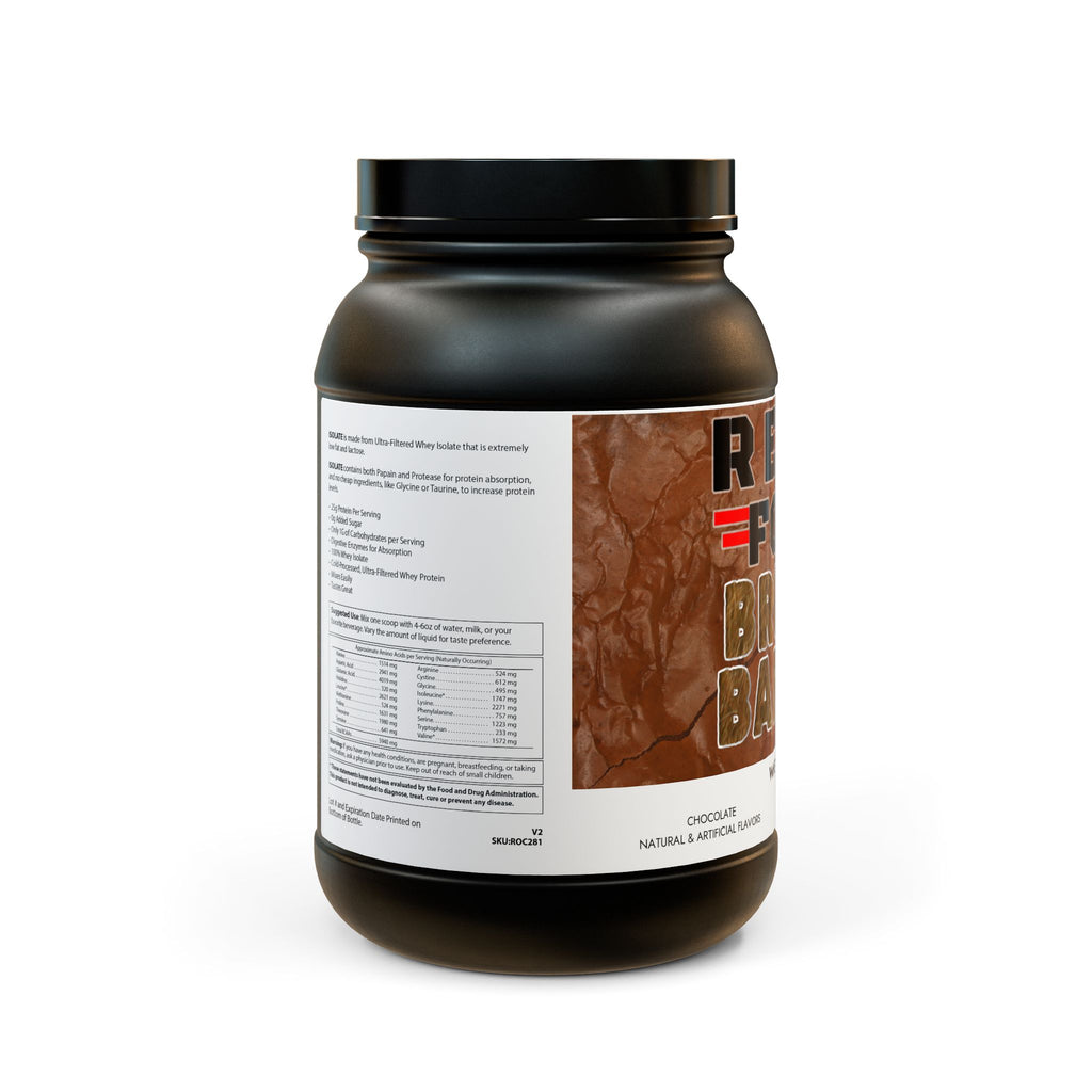 RECON FORCE BROWNIE BARRAGE Whey Isolate Protein Supplement (907g, 2lb)